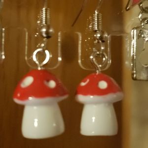 Mushroom Earrings